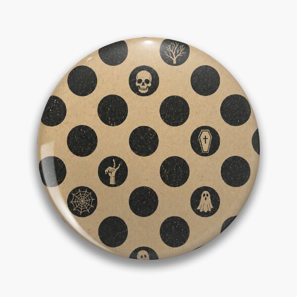 Item preview, Vintage Horror Polka Dot Pattern, Halloween Spooky Seamless Pattern, Gothic Horror Design designed and sold by DrizzyV.