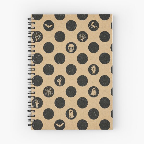 Item preview, Vintage Horror Polka Dot Pattern, Halloween Spooky Seamless Pattern, Gothic Horror Design designed and sold by DrizzyV.
