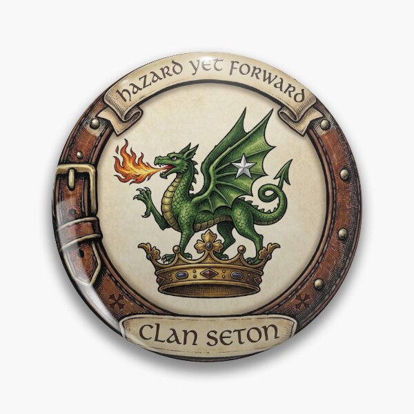 Item preview, Clan Seton Crest designed and sold by BagTown Clans.