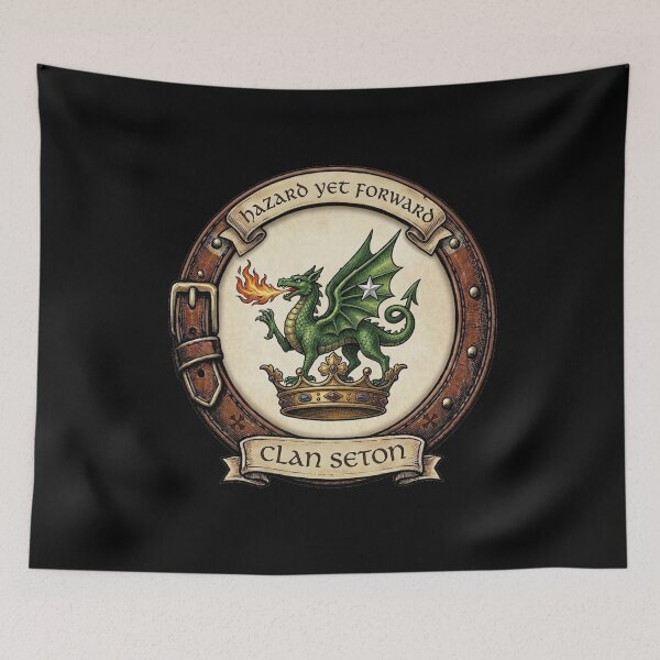 Item preview, Clan Seton Crest designed and sold by BagTown Clans.