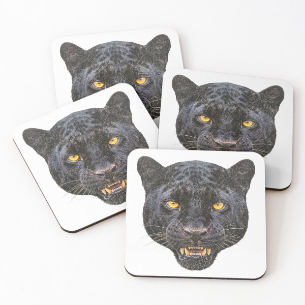 Item preview, Black Panther Retro 90s Realistic Growling Graphic designed and sold by EvrmoodCo.