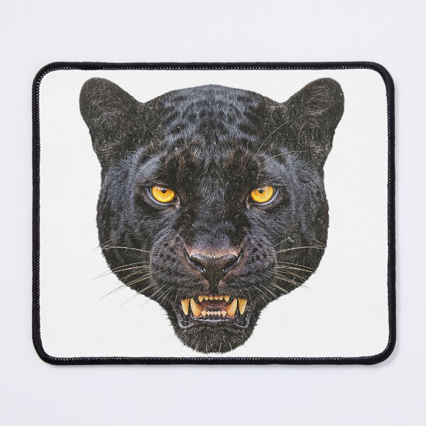 Item preview, Black Panther Retro 90s Realistic Growling Graphic designed and sold by EvrmoodCo.