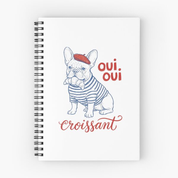 Item preview, Oui Oui Croissant Dog (frensh bulldog) designed and sold by shellle in the ocean.