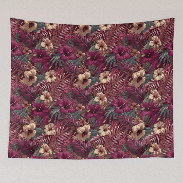 Item preview, Charming Tropical Flower Print  - Flower Garden Pattern  - Gifts For Wife designed and sold by RoyalStarsPatts.
