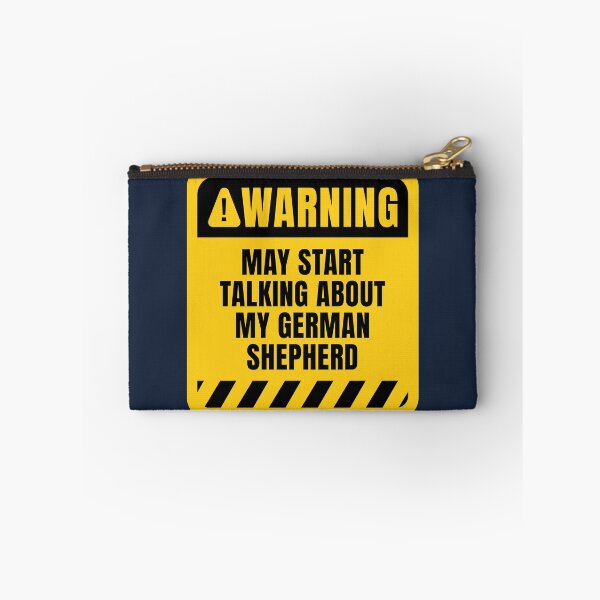 Item preview, German Shepherd Owner Warning Sign Dog Lover Quote designed and sold by MaryAller.
