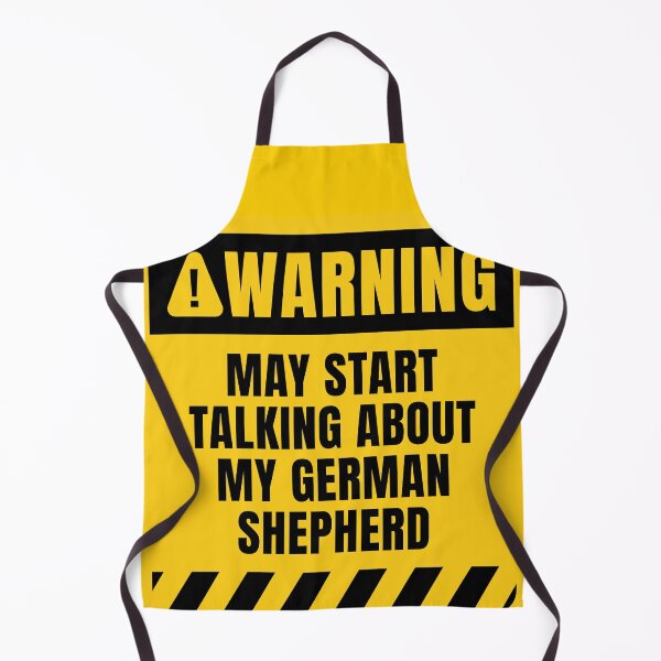 Item preview, German Shepherd Owner Warning Sign Dog Lover Quote designed and sold by MaryAller.