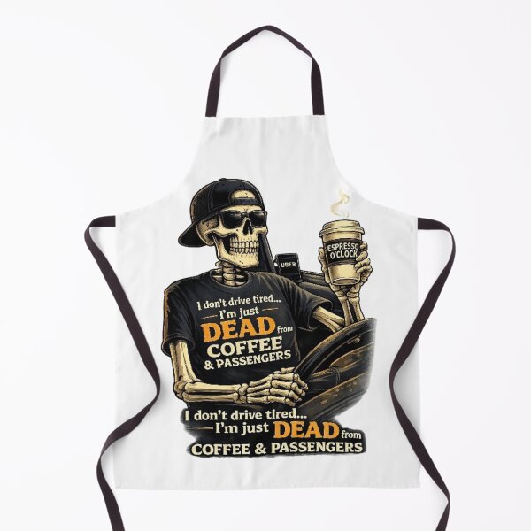 Item preview, Dead Tired Driver Skeleton – Coffee Fueled Ride designed and sold by NoriudaR.
