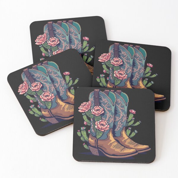 Item preview, Distressed Boots Cactus Bloom designed and sold by Zakrytos ★★★★★.