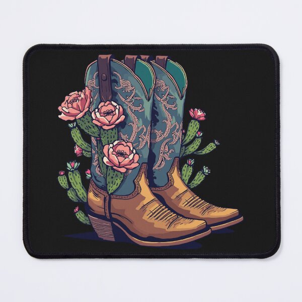 Item preview, Distressed Boots Cactus Bloom designed and sold by Zakrytos ★★★★★.