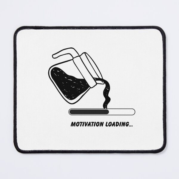 Item preview, Motivation Loading Coffee Pouring Art designed and sold by VibeoCanvasShop.