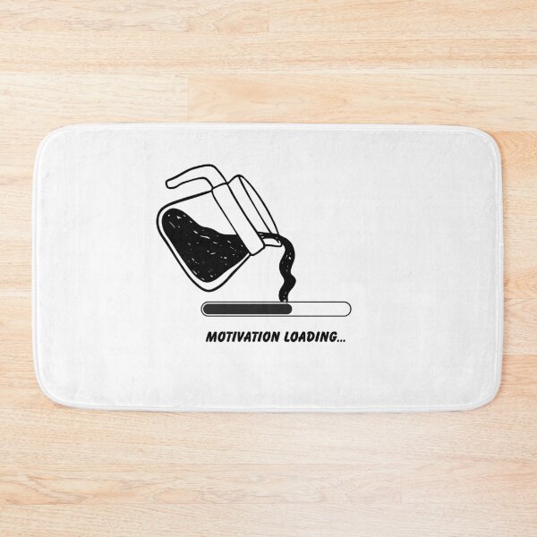 Item preview, Motivation Loading Coffee Pouring Art designed and sold by VibeoCanvasShop.