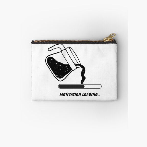 Item preview, Motivation Loading Coffee Pouring Art designed and sold by VibeoCanvasShop.