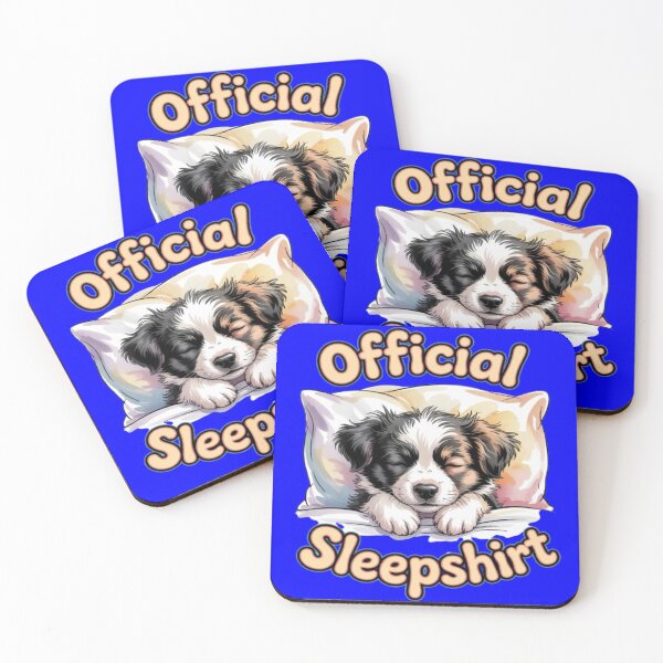 Item preview, Humorous Border Collie Puppy Art Design Official Sleepshirt designed and sold by fantasticdesign.