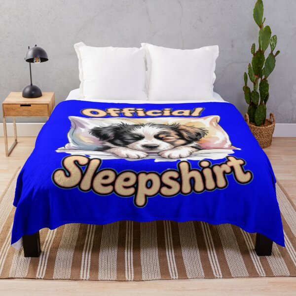 Item preview, Humorous Border Collie Puppy Art Design Official Sleepshirt designed and sold by fantasticdesign.
