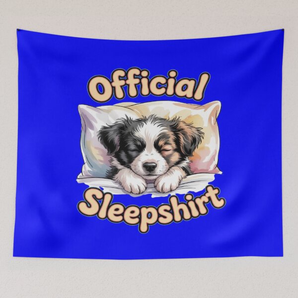 Item preview, Humorous Border Collie Puppy Art Design Official Sleepshirt designed and sold by fantasticdesign.