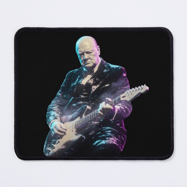 Item preview, Winston Churchill Playing Electric Guitar designed and sold by CallDesign.