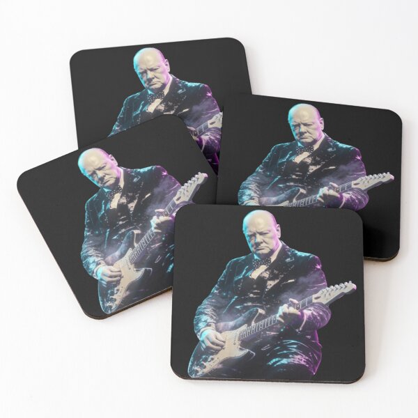 Item preview, Winston Churchill Playing Electric Guitar designed and sold by CallDesign.