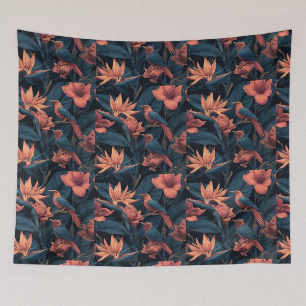 Item preview, Fresh Tropical Floral Texture  - Birthday Flower Print  - Christmas Gift Ideas designed and sold by RoyalStarsPatts.