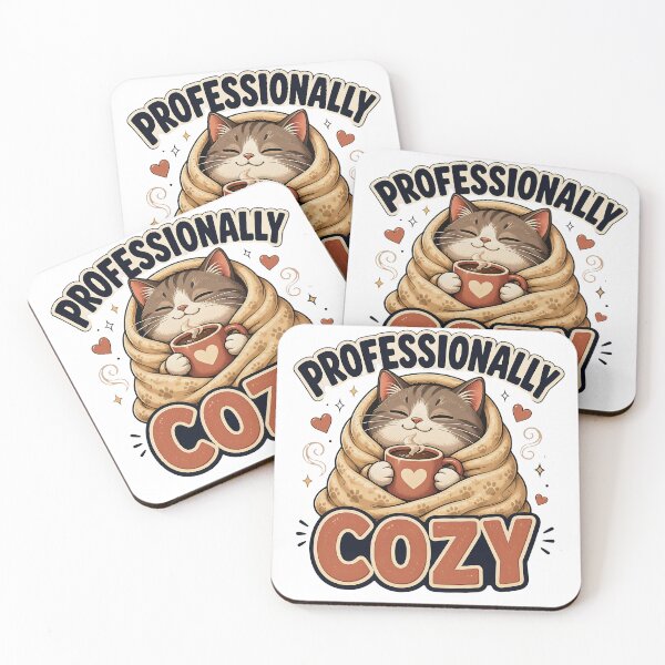 Item preview, Professionally Cozy Cat designed and sold by rhainlds.
