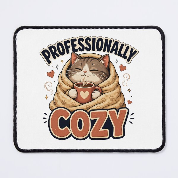 Item preview, Professionally Cozy Cat designed and sold by rhainlds.