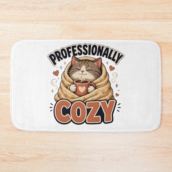 Item preview, Professionally Cozy Cat designed and sold by rhainlds.