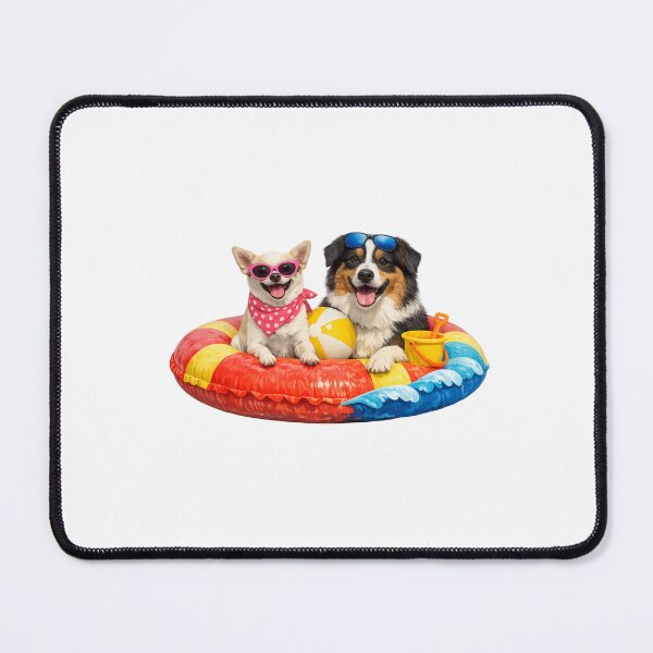 Item preview, Funny Summer Dog Sticker designed and sold by kissing Pets.
