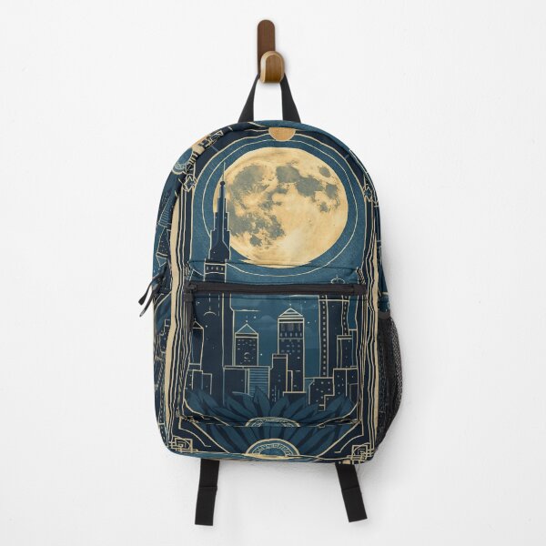 Item preview, Moonrise Over the City designed and sold by AbstractAnom.