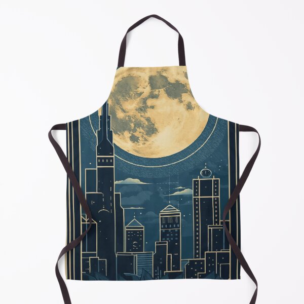 Item preview, Moonrise Over the City designed and sold by AbstractAnom.