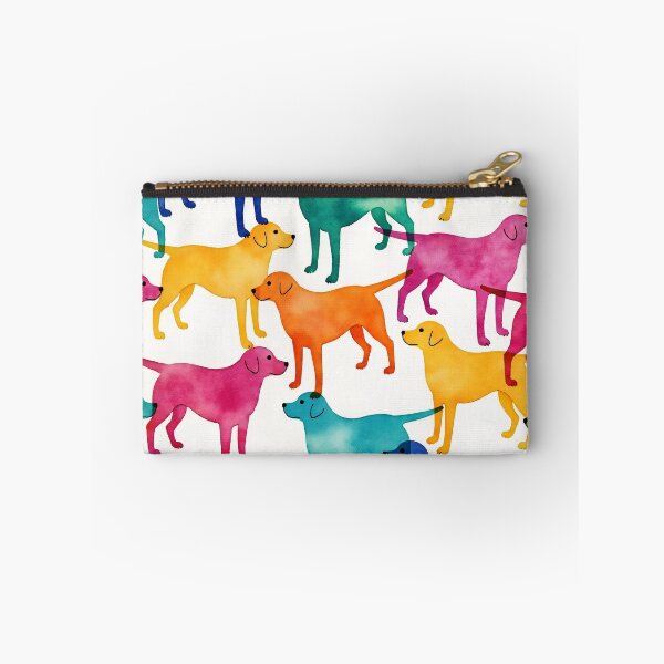 Item preview, Colorful, cheerful Labrador pattern designed and sold by 3ling_Design.