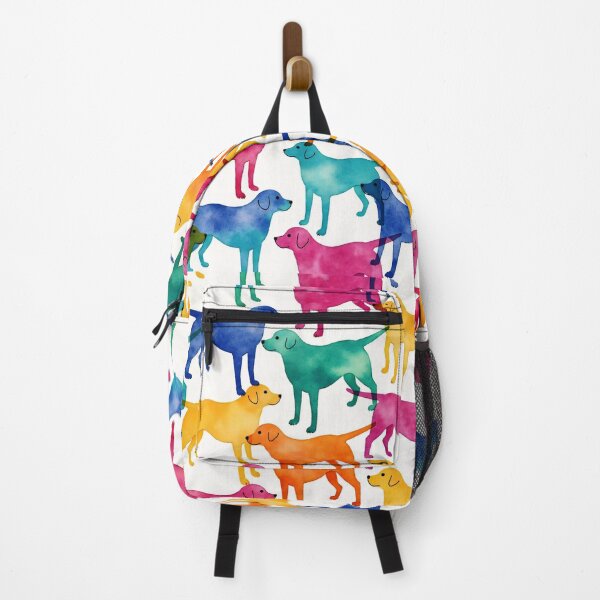 Item preview, Colorful, cheerful Labrador pattern designed and sold by 3ling_Design.