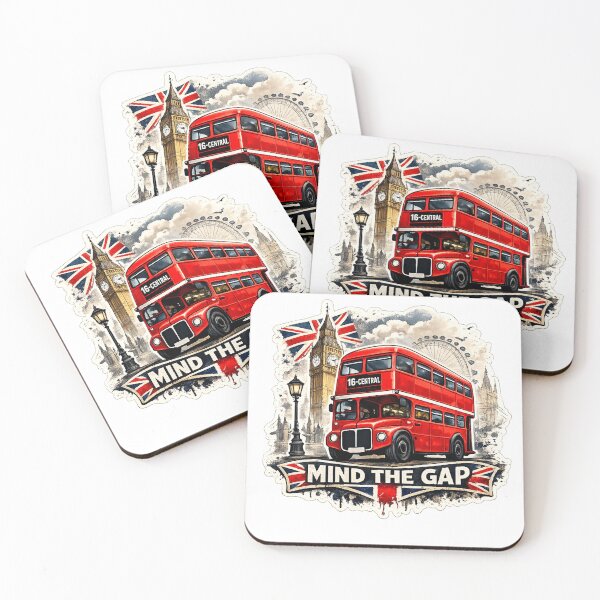 Item preview, Mind The Gap London Bus UK Funny Travel Design designed and sold by GarnerSupplyCo.
