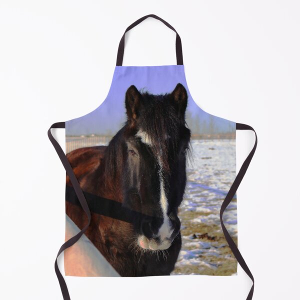 Item preview, Mahogany Bay Draft Horse in Winter Snow designed and sold by Lainey1978.