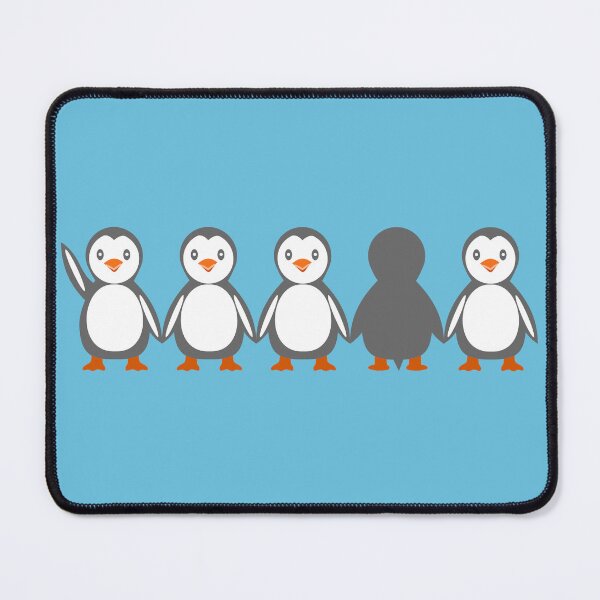 Item preview, Cute Penguin Friends in a Row designed and sold by Laanas55.