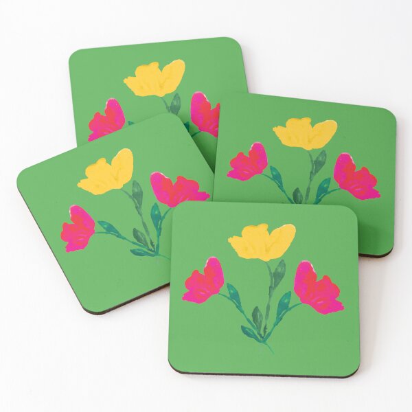 Item preview, Green version of Vibrant spring pattern with tulips designed and sold by studiodrchicken.
