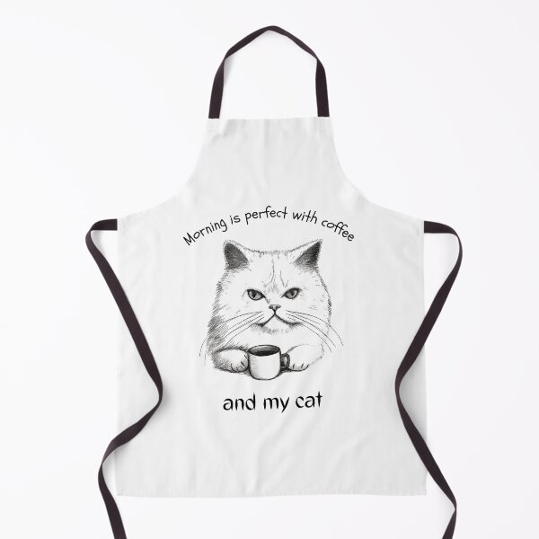 Item preview, Morning Is Perfect With Coffee And My Cat. designed and sold by Dinasshop.