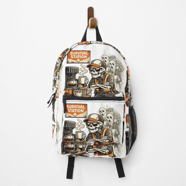 Item preview, Survival Station – Skeleton Coffee Worker T-Shirt designed and sold by NoriudaR.