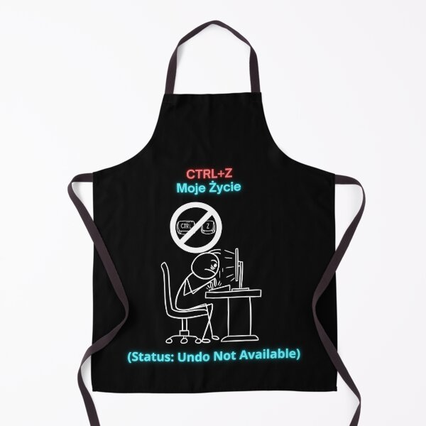 Item preview, Black CTRL+Z Moje Życie - Funny Polinglish Office Humor Polish Gift designed and sold by VibePolinglish.