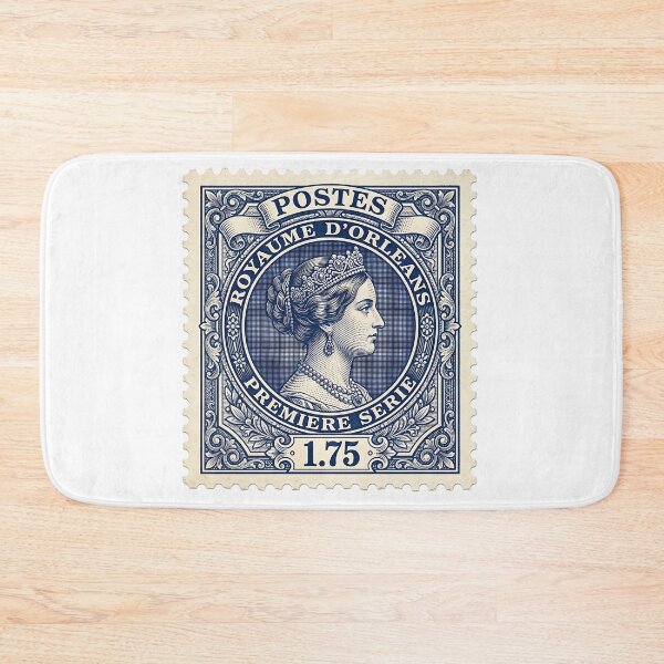 Item preview, Vintage Royal Postage Stamp – Antique Queen Portrait Classic Philately Design designed and sold by timizar.