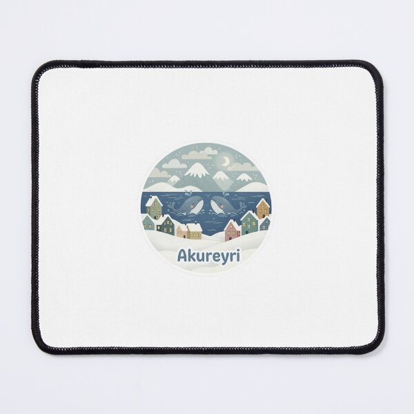 Item preview, Akureyri Wintertime Fjord designed and sold by M4nulas.