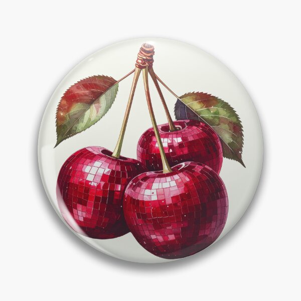 Item preview, Three Disco Cherries designed and sold by LiskoDesign.