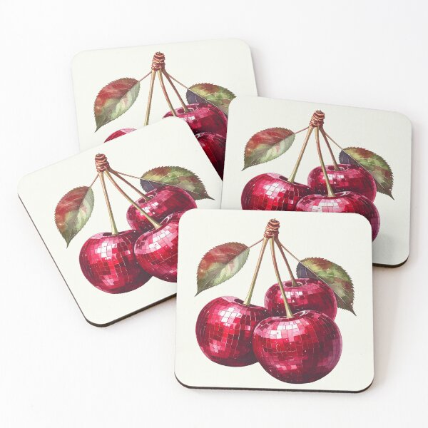 Item preview, Three Disco Cherries designed and sold by LiskoDesign.