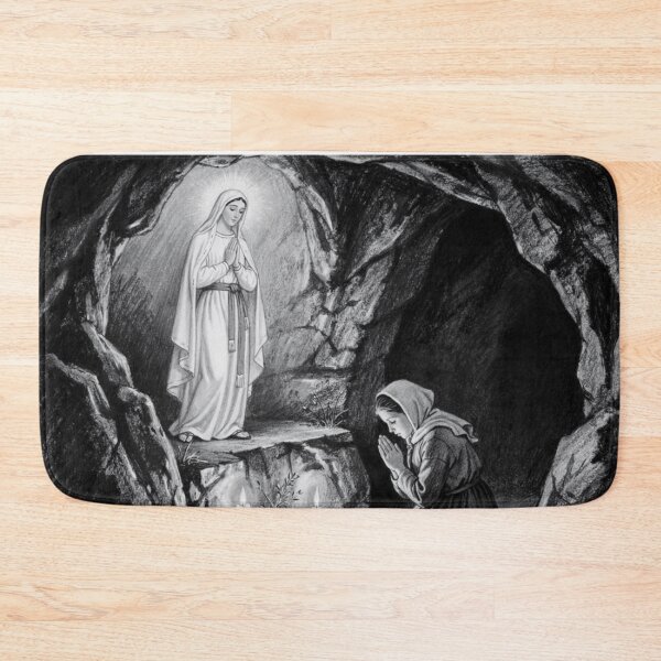 Item preview, Bernadette and the Virgin Mary (Lourdes) designed and sold by jefboutique6150.