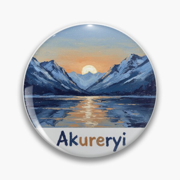 Artikelvorschau, Akureyri Wintertime Fjord entworfen und verkauft von M4nulas.