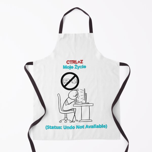 Item preview, White CTRL+Z Moje Życie - Funny Polinglish Office Humor Polish Gift designed and sold by VibePolinglish.
