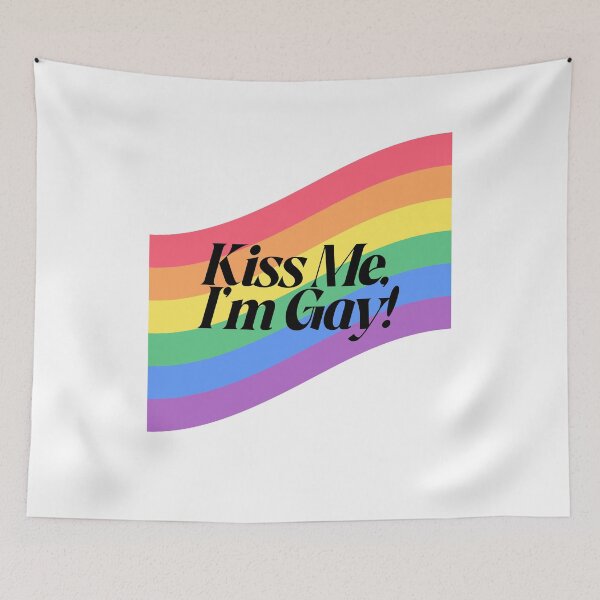 Item preview, Kiss Me I'm Gay! designed and sold by BritySpear.