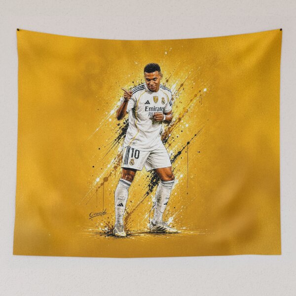 Item preview, Kylian Mbappe Illustration designed and sold by ocusido.