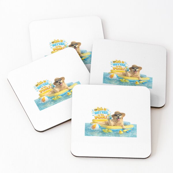 Item preview, Funny Summer Dog Sticker designed and sold by kissing Pets.