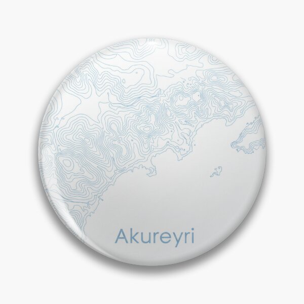 Artikelvorschau, Akureyri Wintertime Map entworfen und verkauft von M4nulas.