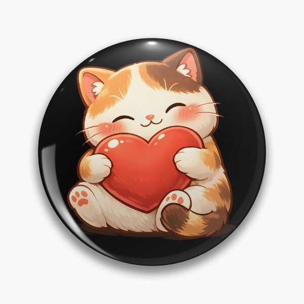 Item preview, Not Fat Just Full of Love Cute Chubby Cat Funny Quote Cat Lover Gift designed and sold by Martin's_Design.