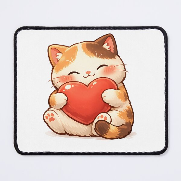 Item preview, Not Fat Just Full of Love Cute Chubby Cat Funny Quote Cat Lover Gift designed and sold by Martin's_Design.